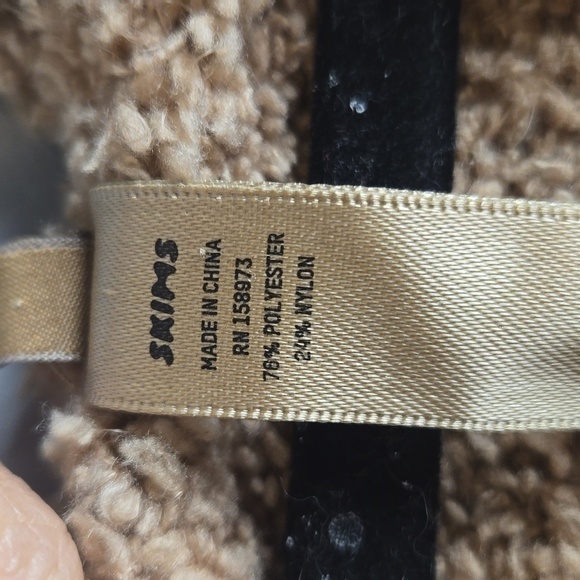 SKIMS Cozy Knit Lounge Zip Up Hoodie Camel Brown-Size 2x/3x - Picture 9 of 14